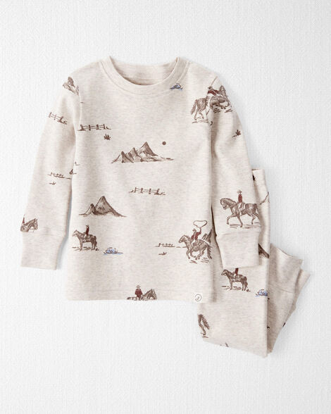 Baby Organic Cotton Pajamas in Western Rodeo Print | Carter's Inc