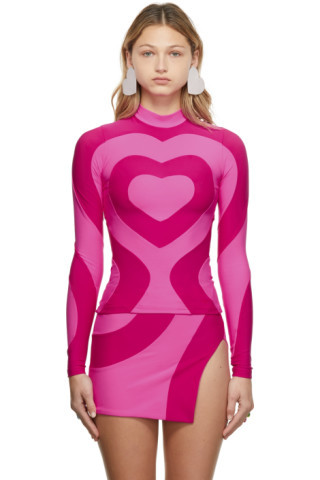 SSENSE Exclusive Nylon Patchwork Long Sleeve T-Shirt | SSENSE