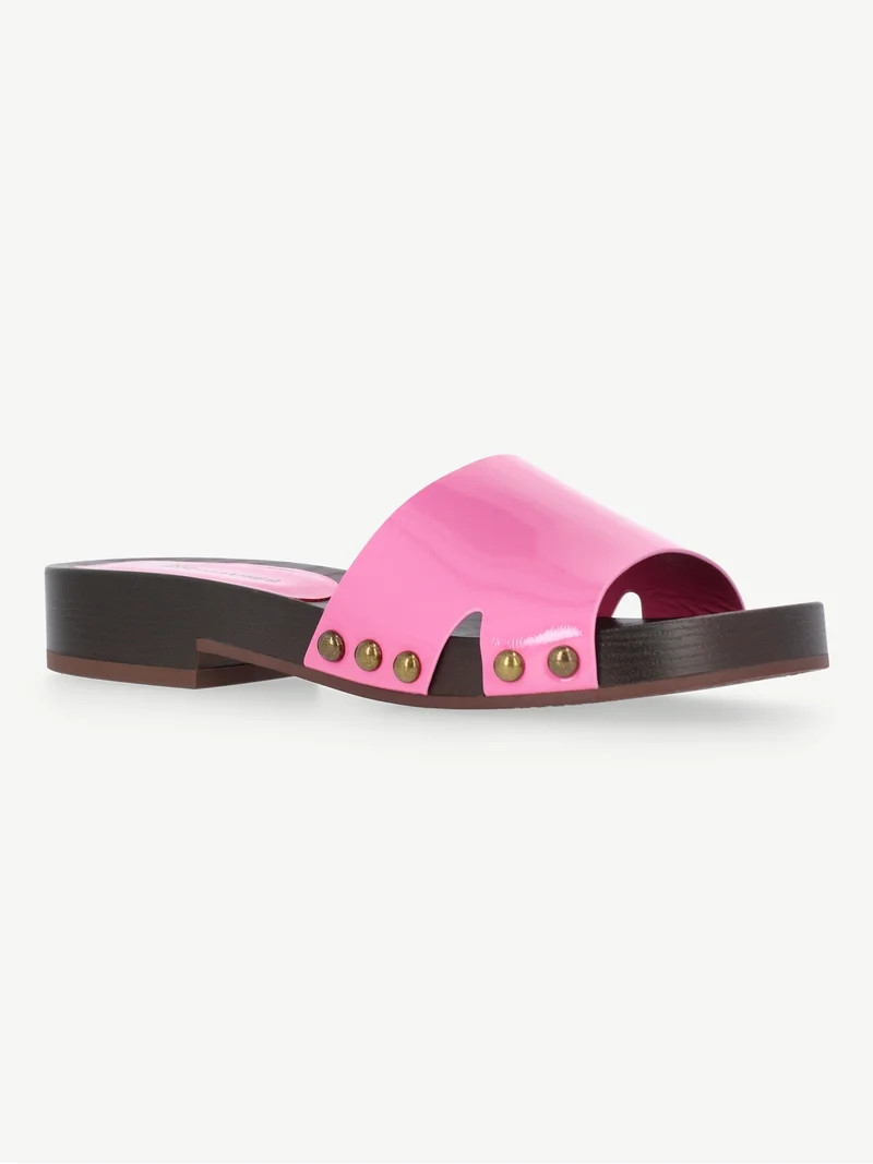 No Boundaries Studded Clog Sandals, Women's | Walmart (US)