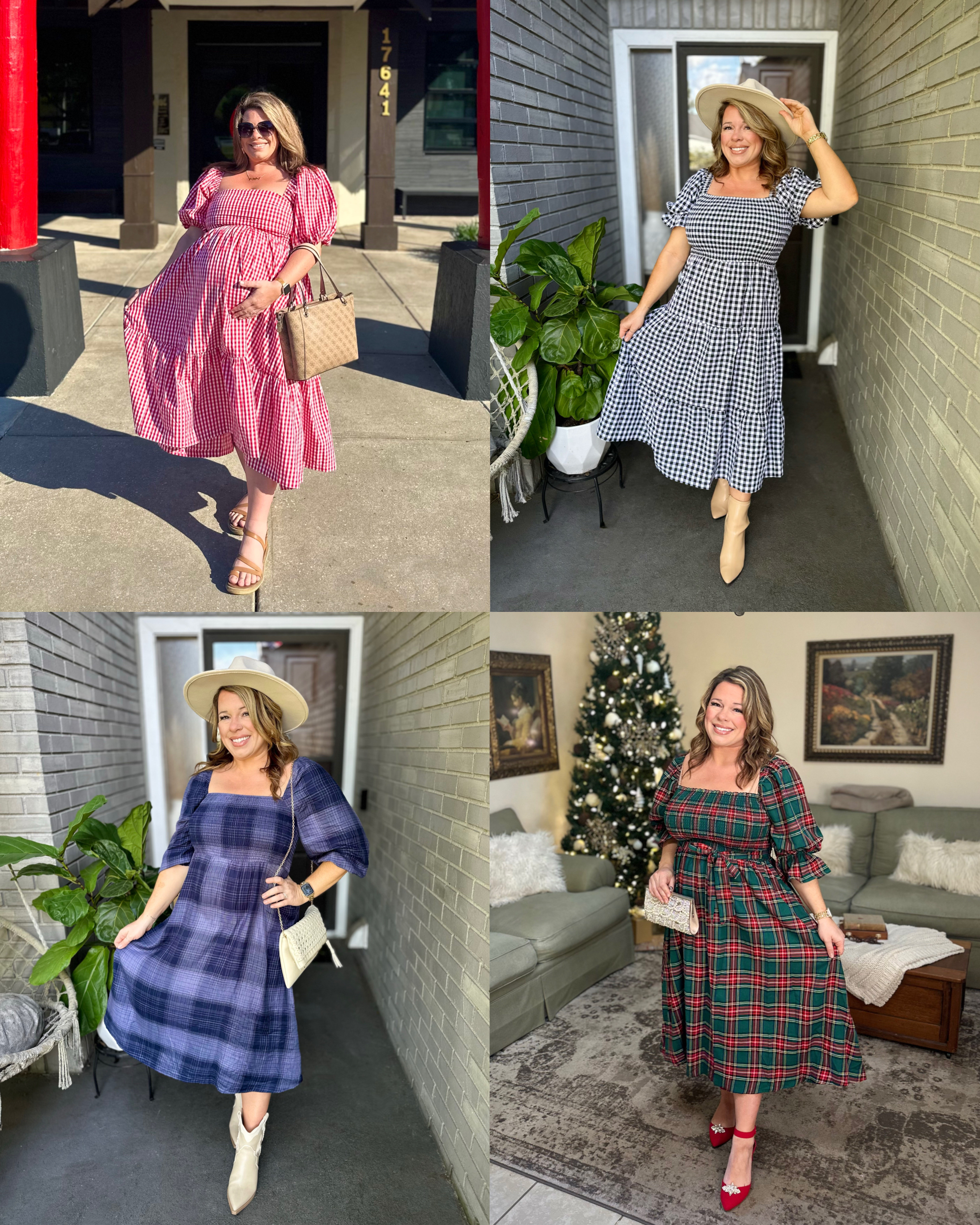 My favorite plaid dresses for every season!!! Spring summer fall and winter. All are bump friendly and so much fun.

#LTKStyleTip #LTKMidsize #LTKBump