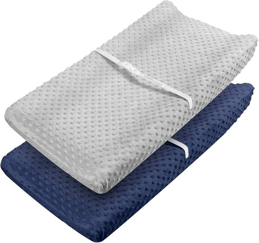 Babebay Changing Pad Cover - Ultra Soft Minky Dots Plush Changing Table Covers Breathable Changin... | Amazon (US)