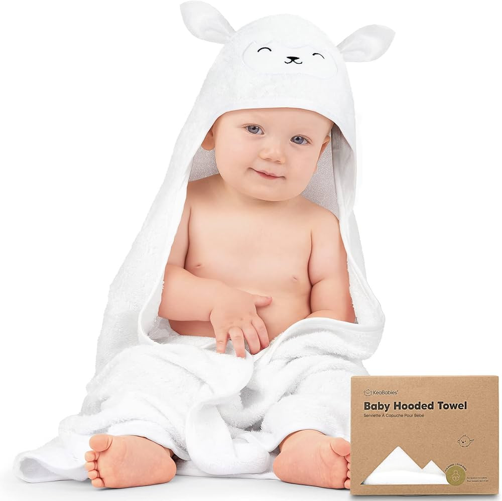 KeaBabies Serviette à capuche pour bébé – Serviette en bambou bio – Serviette pour bébé ... | Amazon (CA)