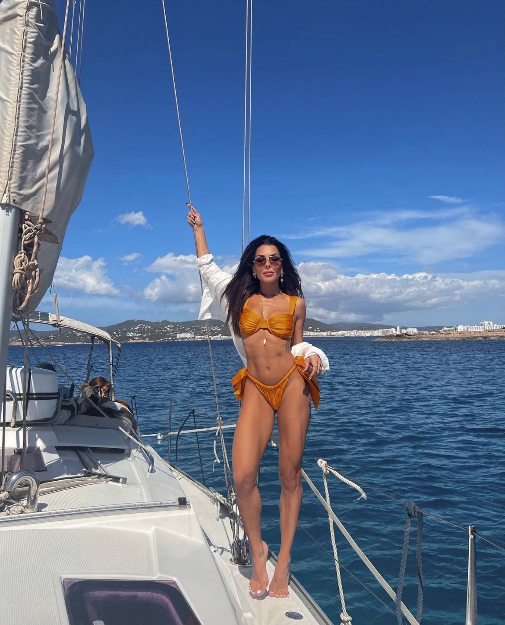 Holiday outfit, swimwear, orange bikini, linen shirt, beachwear, beach cover up, summer outfit inspo, farfetch, Arket, H&M 

#LTKswim #LTKSeasonal #LTKeurope