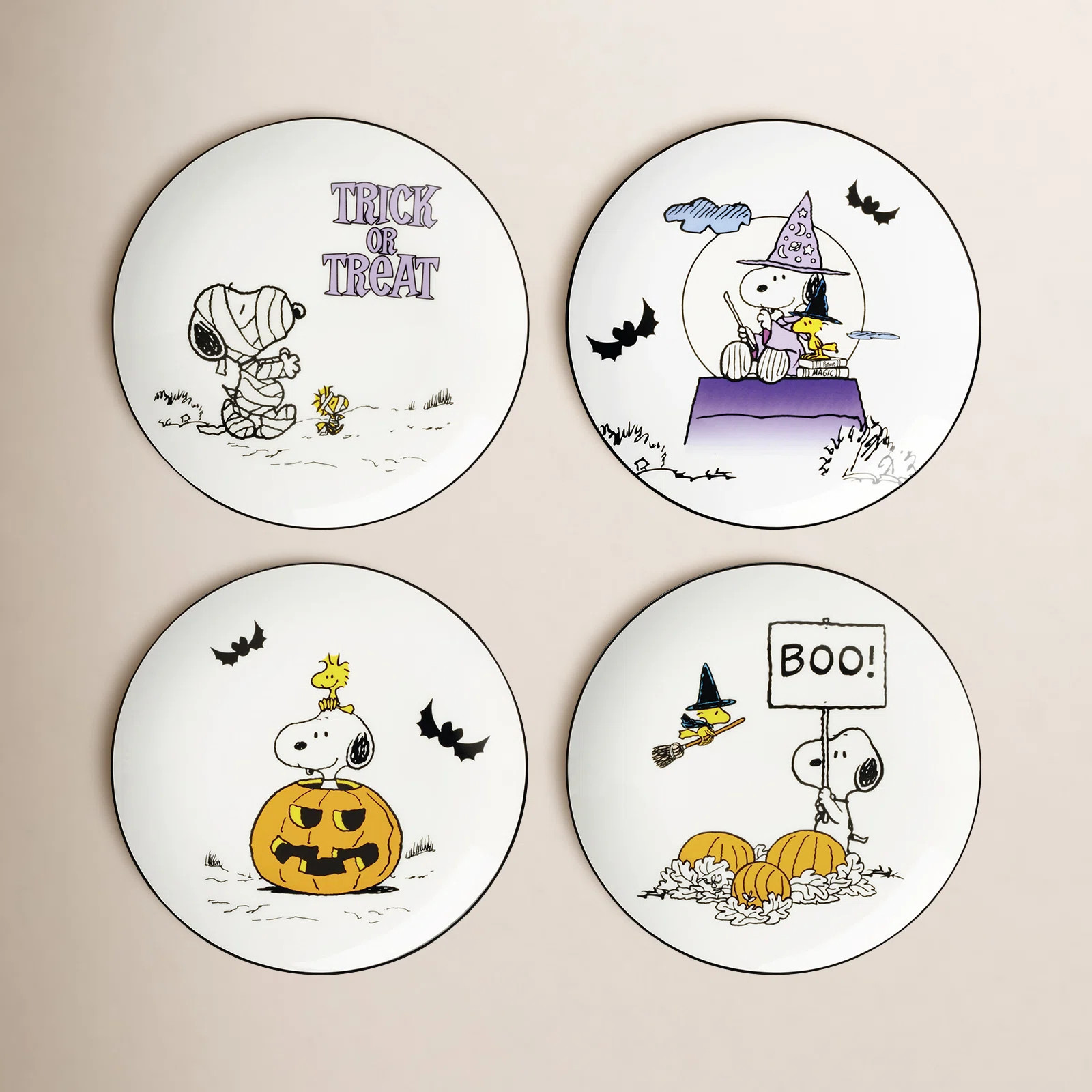 Lenox The Great Pumpkin 8" Porcelain Salad Plate | Birch Lane