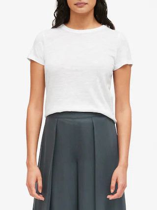 Slub Cotton-Modal Crew-Neck T-Shirt | Banana Republic (US)