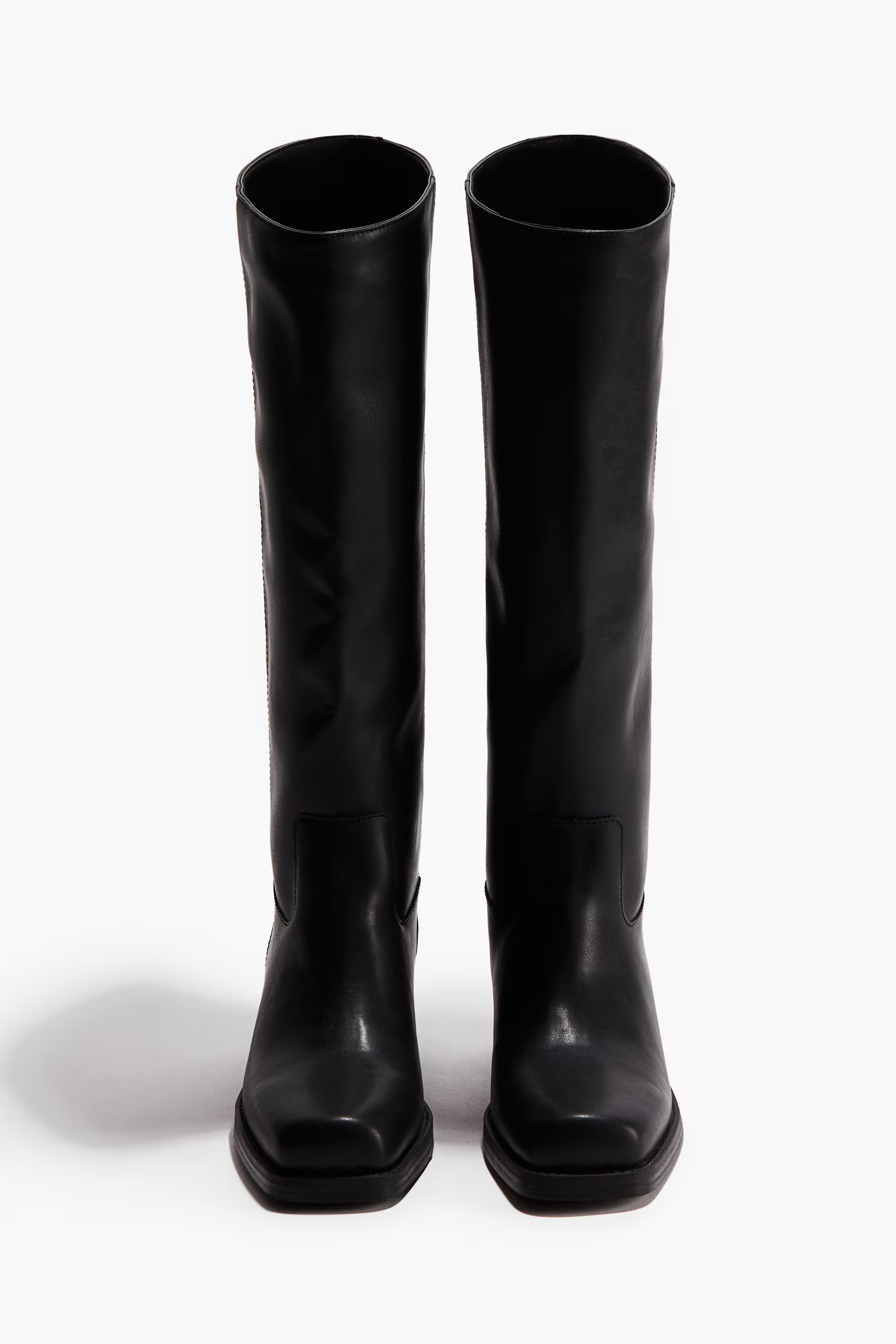 Knee-high biker boots | H&M (UK, MY, IN, SG, PH, TW, HK)