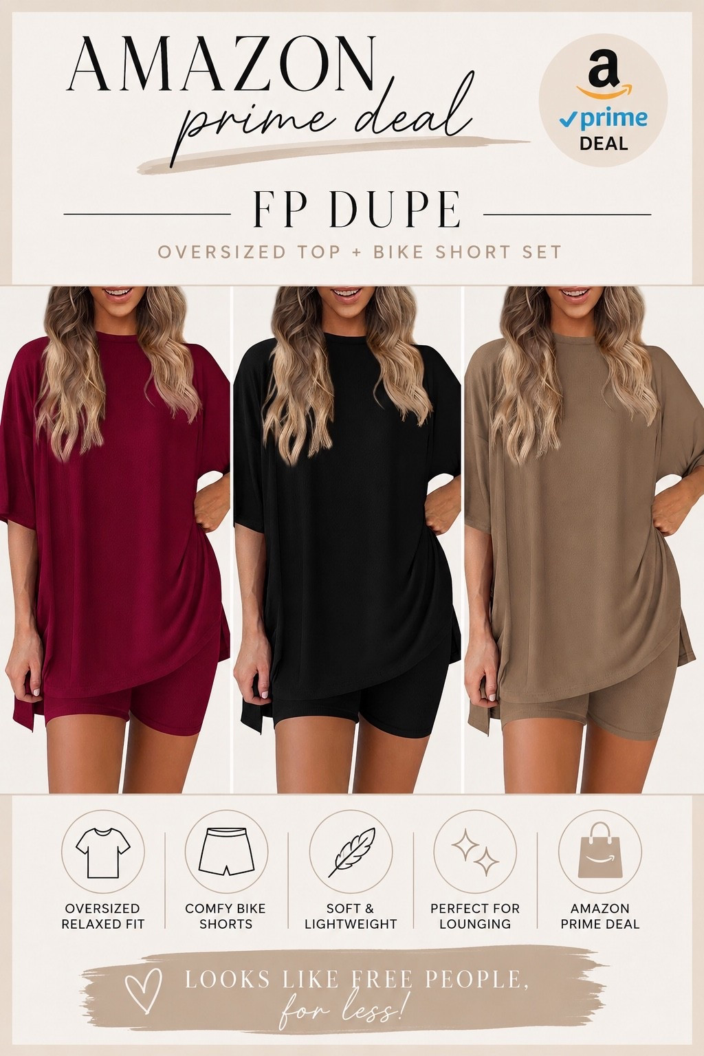 Amazon Prime Deal Alert 🤍

This FP-inspired lounge set is one of my favorite comfy finds! It gives you that effortless Free People look for a fraction of the price—and comes in so many cute colors.

🏃‍♀️ Prime Deal = the perfect time to grab one before your favorite color sells out!

✨ Shop it in my LTK.

#LTKSaleAlert #LTKootd #LTKU