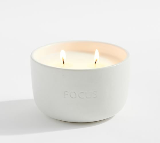 Mindfulness Ceramic Focus Candle - Painted Desert | Pottery Barn (US)