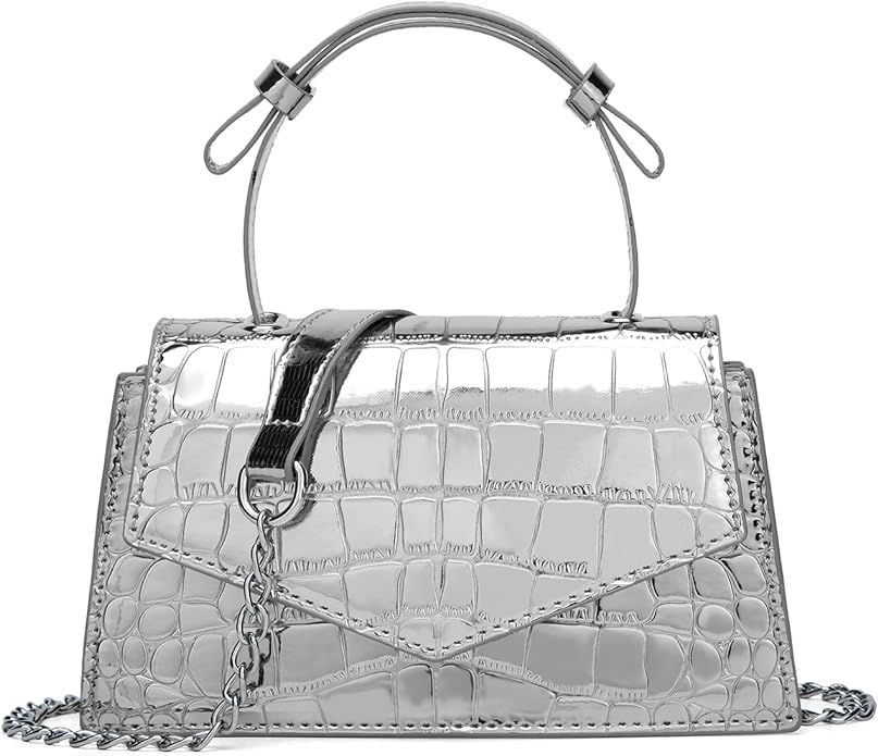 Crossbody Bags Silver Bag Y2K Evening Bags Tote Bag for Women Handbags for Women Hobo Bags Should... | Amazon (US)