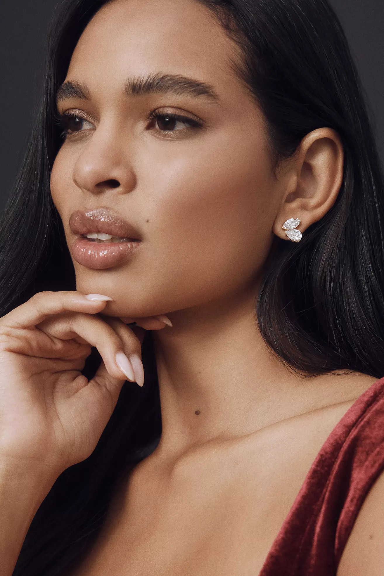 NADRI Everleigh Crystal Stud Earrings | Anthropologie (US)