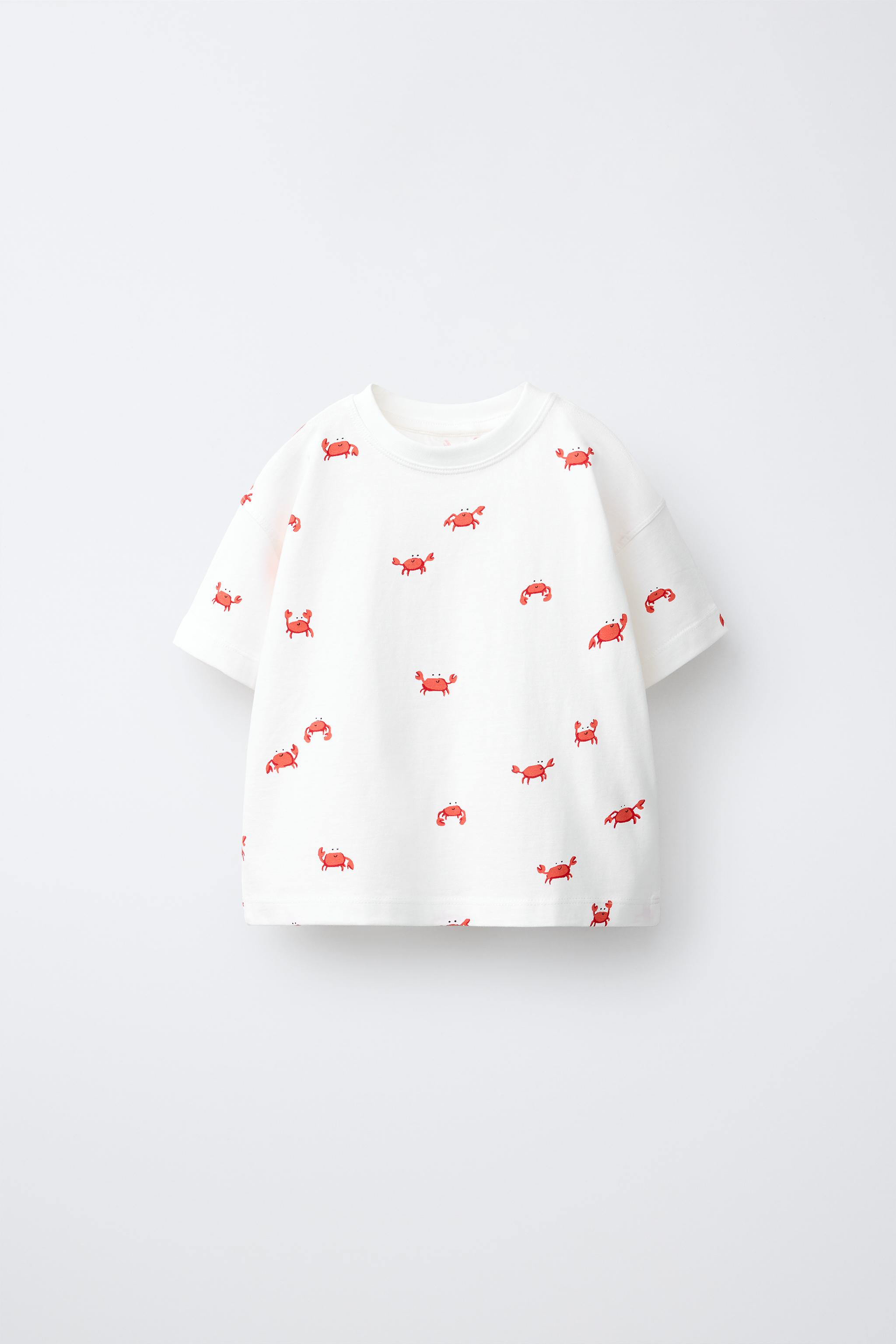 CRAB PRINT T-SHIRT | Zara US
