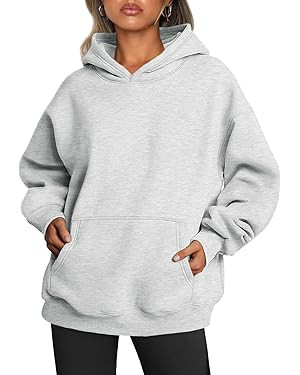 Trendy Queen Womens Oversized Hoodies Fleece Sweatshirts Fall Fashion Pullover Sweaters Winter Cl... | Amazon (US)