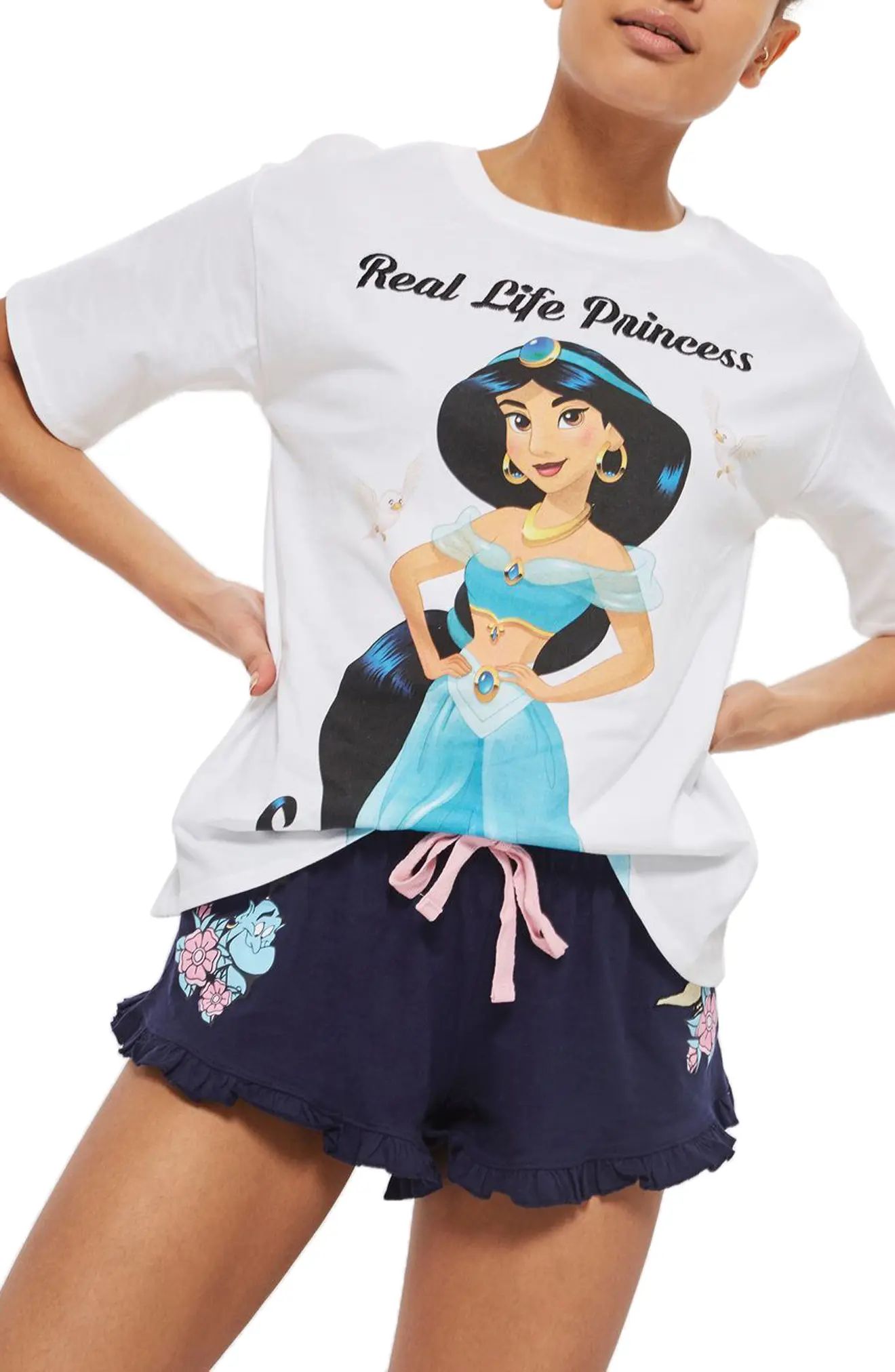 Disney<sup>®</sup> Princess Jasmine Short Pajamas | Nordstrom