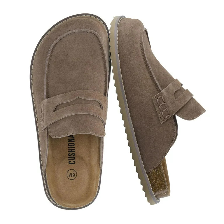 Cushionaire Zola Women’s Suede Clog – Genuine Suede Slip-On Penny Loafer with Memory Foam, Co... | Walmart (US)