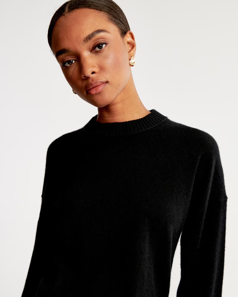Women's Cashmere Crew Sweater | Women's Tops | Abercrombie.com | Abercrombie & Fitch (US)