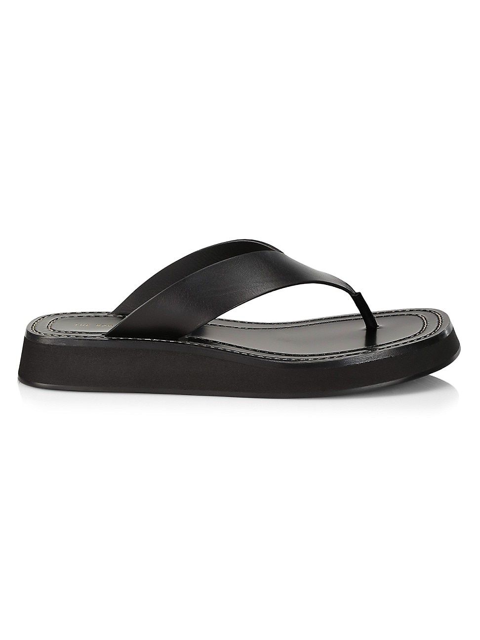 Women's Ginza Leather Thong Sandals - Black - Size 10 | Saks Fifth Avenue