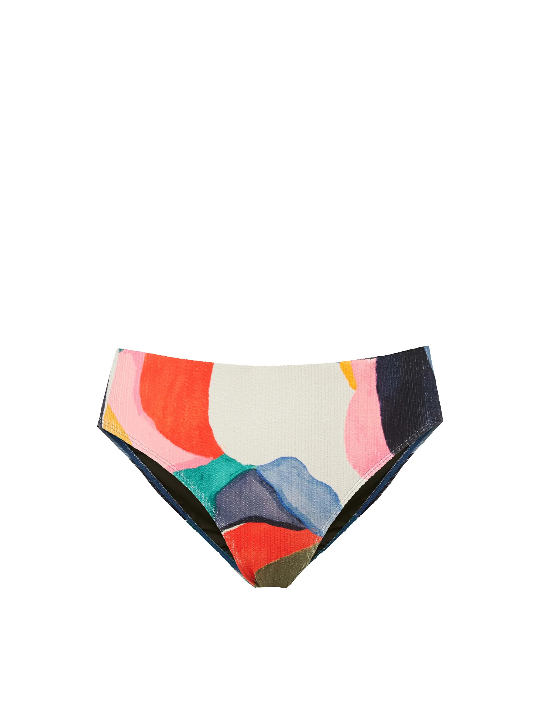 Classic Midrise Bottom In Carta Colorblock Texture | Change of Scenery