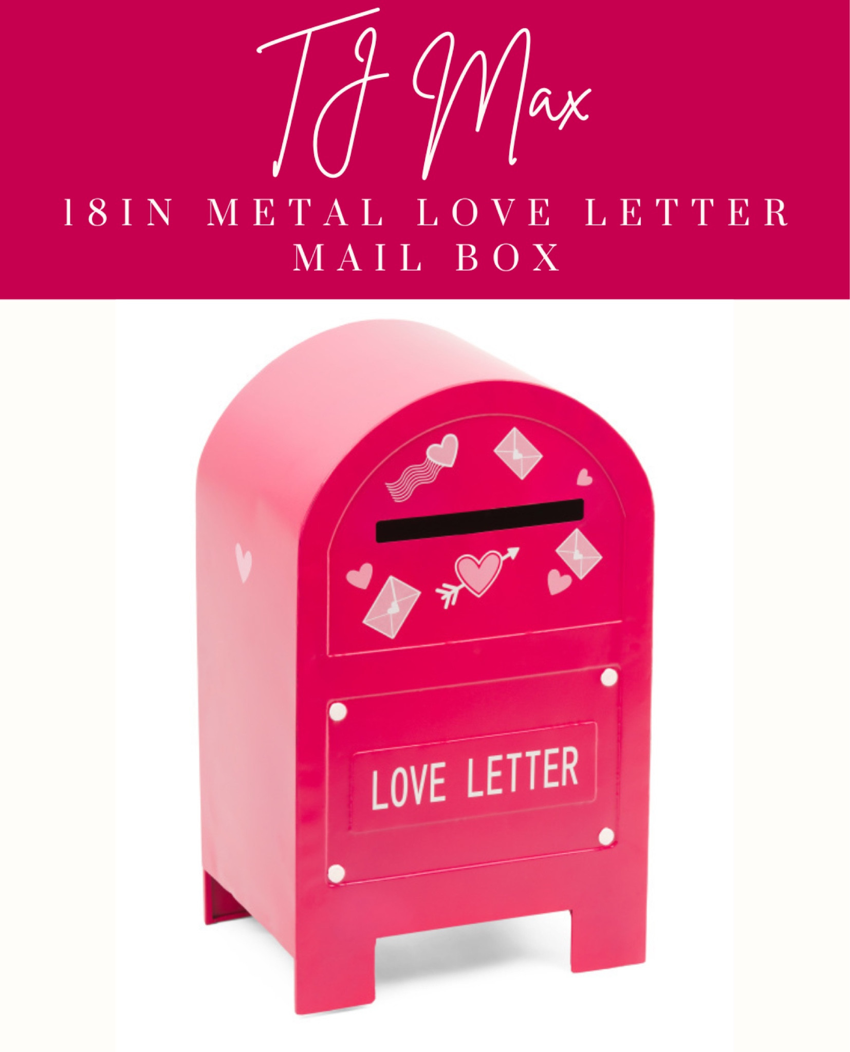 How adorable is this metal love letter mailbox? 💌 Perfect for Valentine’s Day decor or leaving sweet notes for loved ones! 💕

#LTKSeasonal #LTKFindsUnder50 #LTKHome