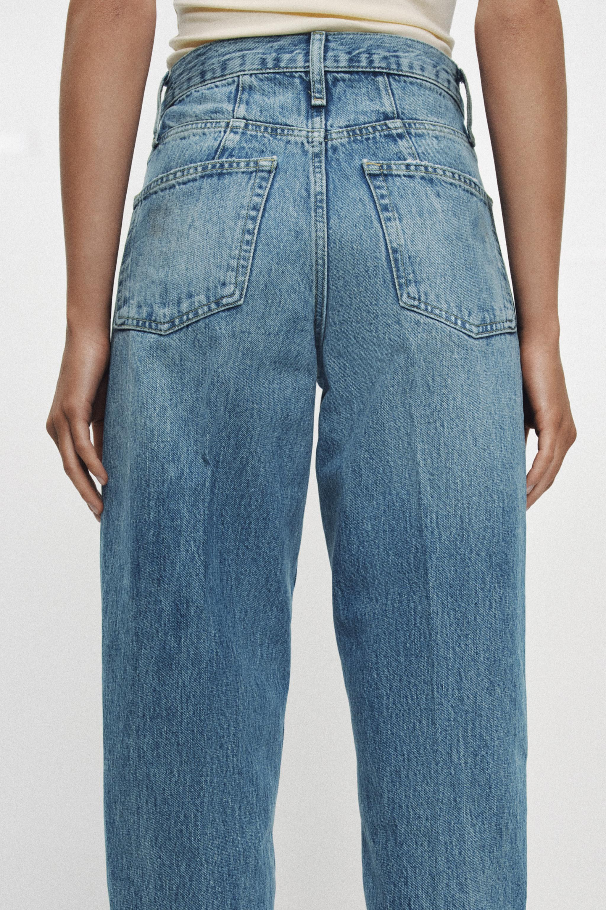 ZW COLLECTION BARREL HIGH-WAIST JEANS | Zara UK