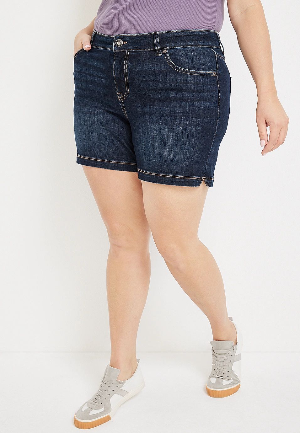 Plus Size m jeans by maurices™ Classic Mid Rise 6in Short | Maurices