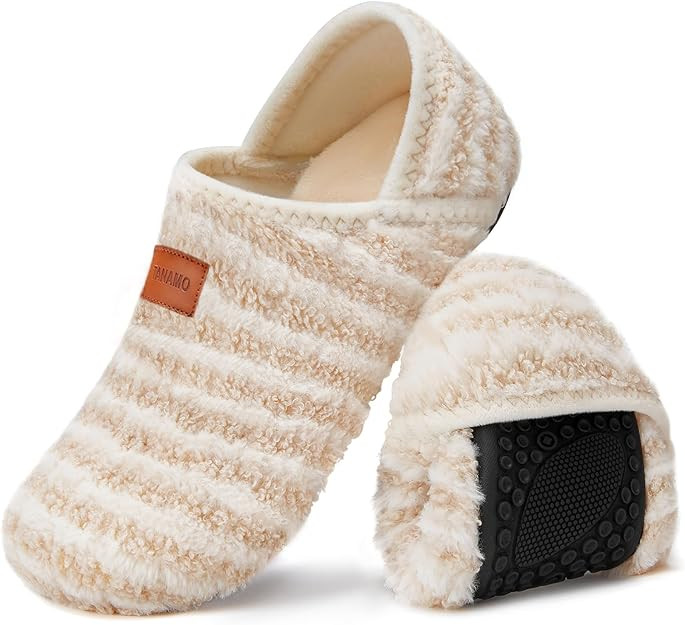 Tanamo House Slippers for Women Men Indoor Barefoot Slippers Socks Slip on House Shoes Cozy Comfy... | Amazon (US)
