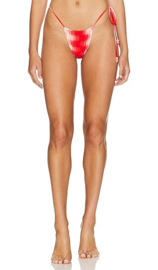 Livia Bikini Bottom in Raspberry Rose | Revolve Clothing (Global)