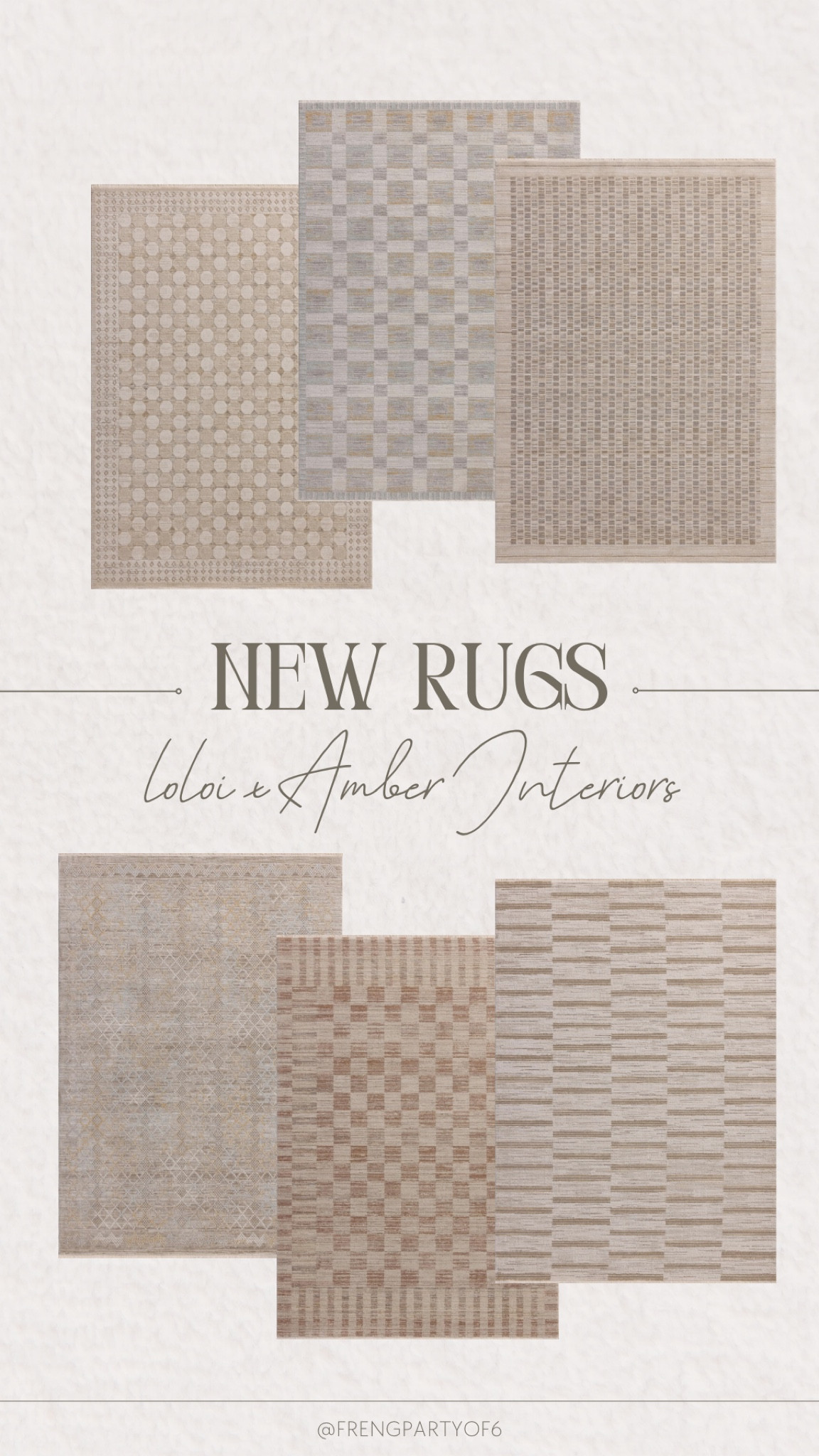 The prettiest new neutral rugs from  @loloirugs and @amberinteriors! Click the coupon to save that checkout!

#LTKHome #LTKSaleAlert