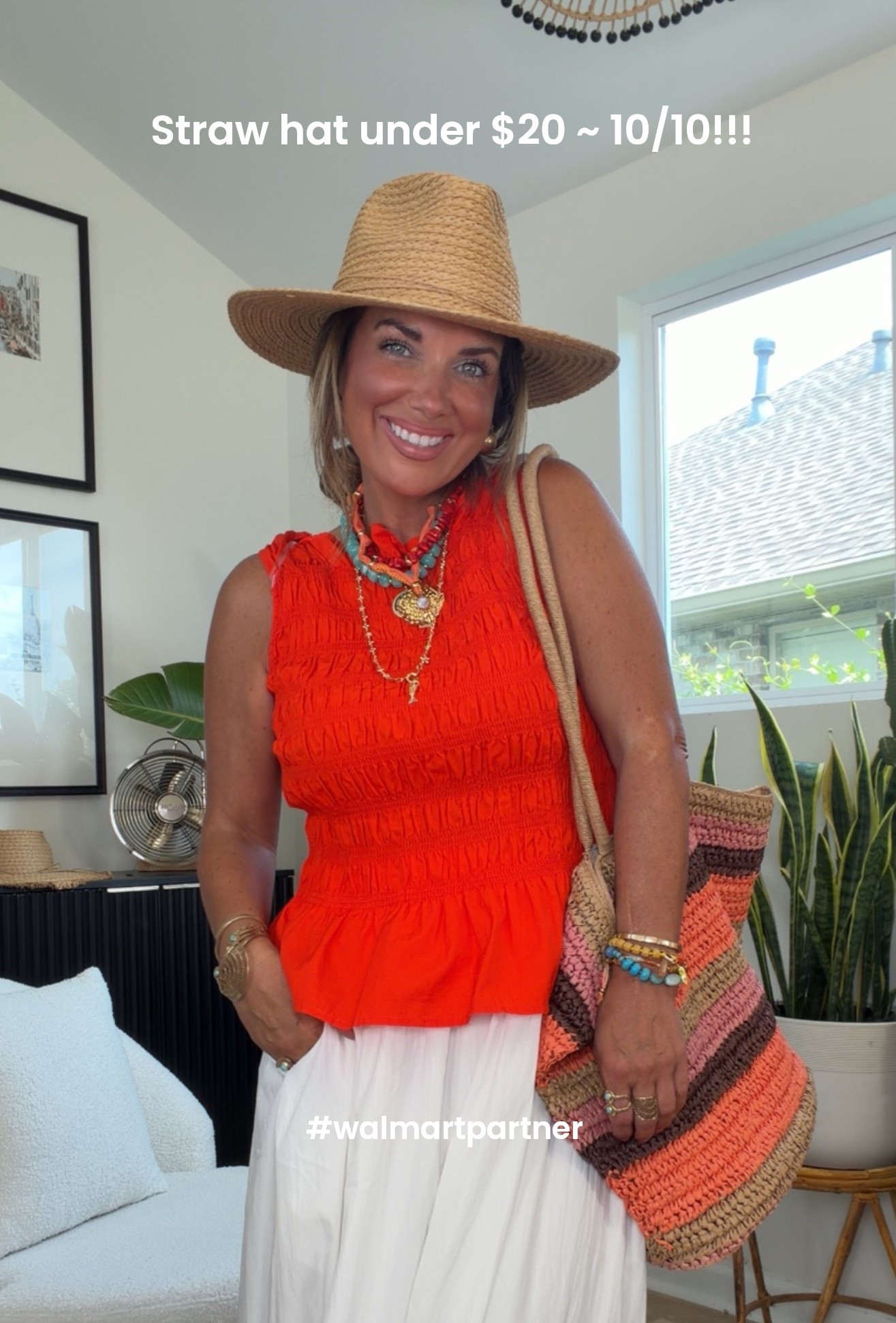 Walmart summer edition ~
this straw hat & color combo has me dreaming about summer sunsets on vacation!!! 

#WalmartPartner #WalmartStyle @WalmartStyle @walmart

#LTKSeasonal #LTKOver40 #LTKPetite