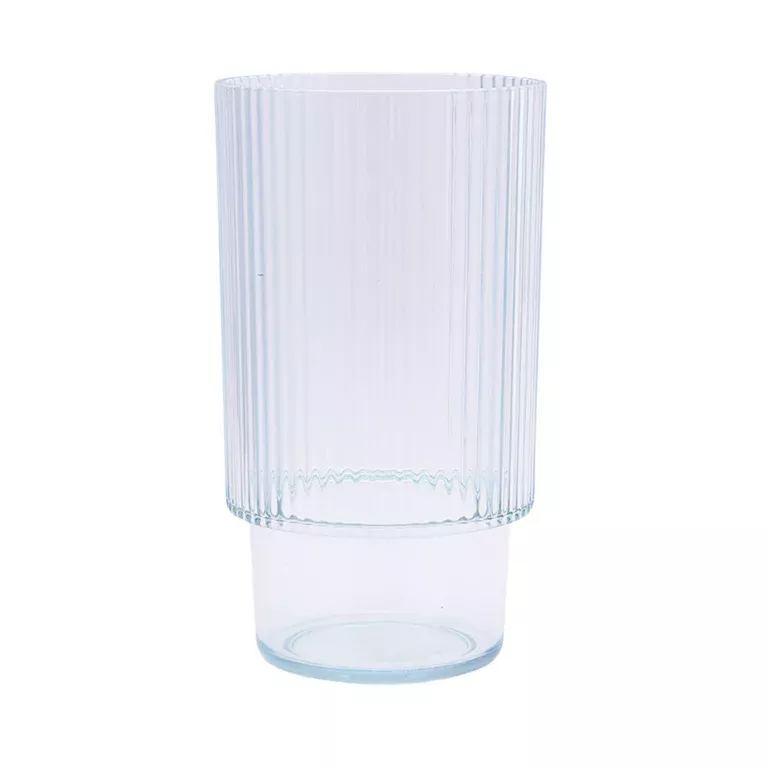 Better Homes & Gardens 12 Ounce Clear Fluted Tumbler Glass 