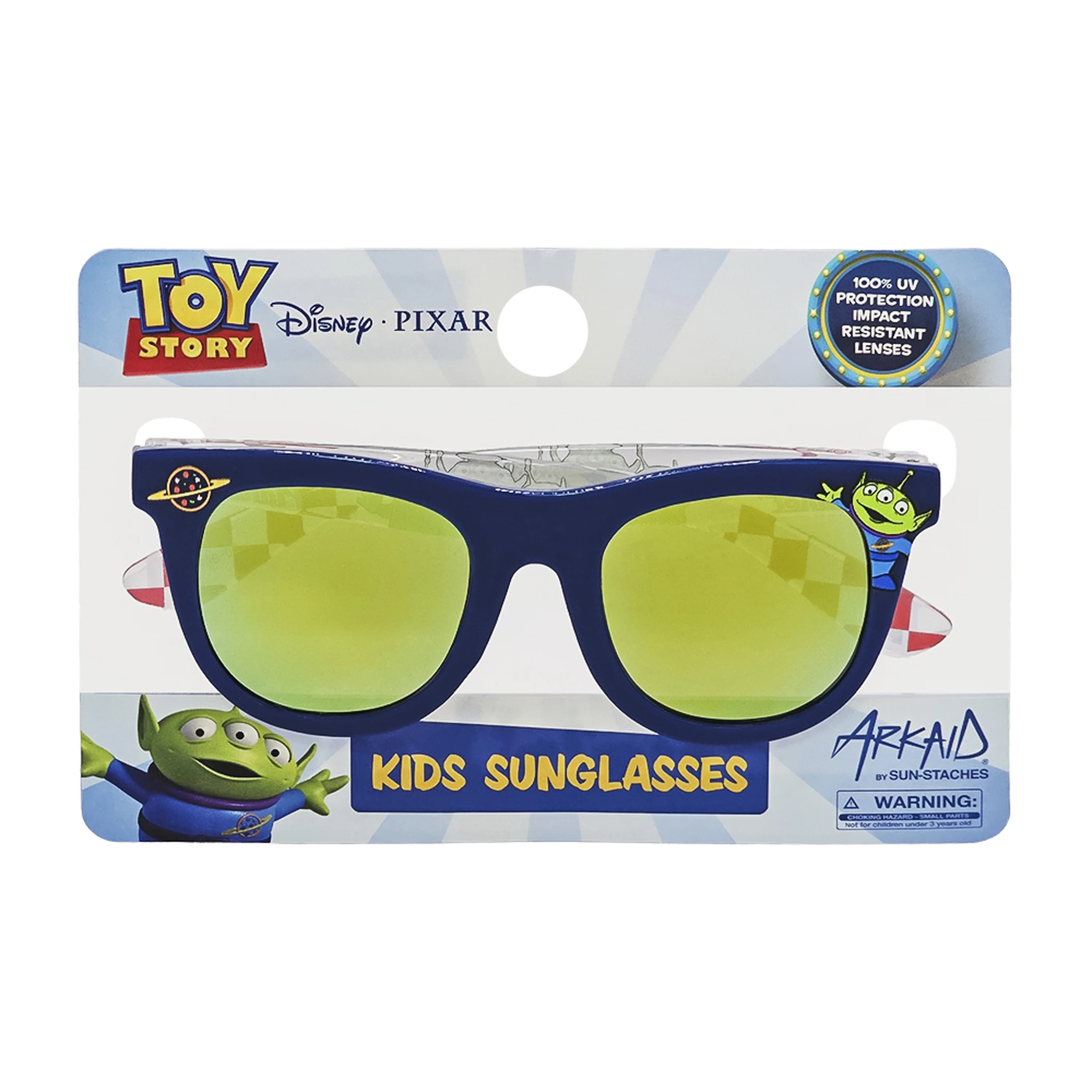 Sun-Staches Toy Story Pizza Planet Blue Sunglasses With UV Protection | Walmart (US)