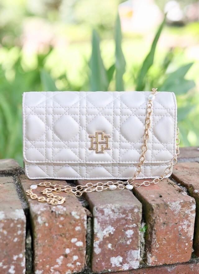 Brynleigh Clutch Crossbody PEARL QUILTED LQ | Caroline Hill