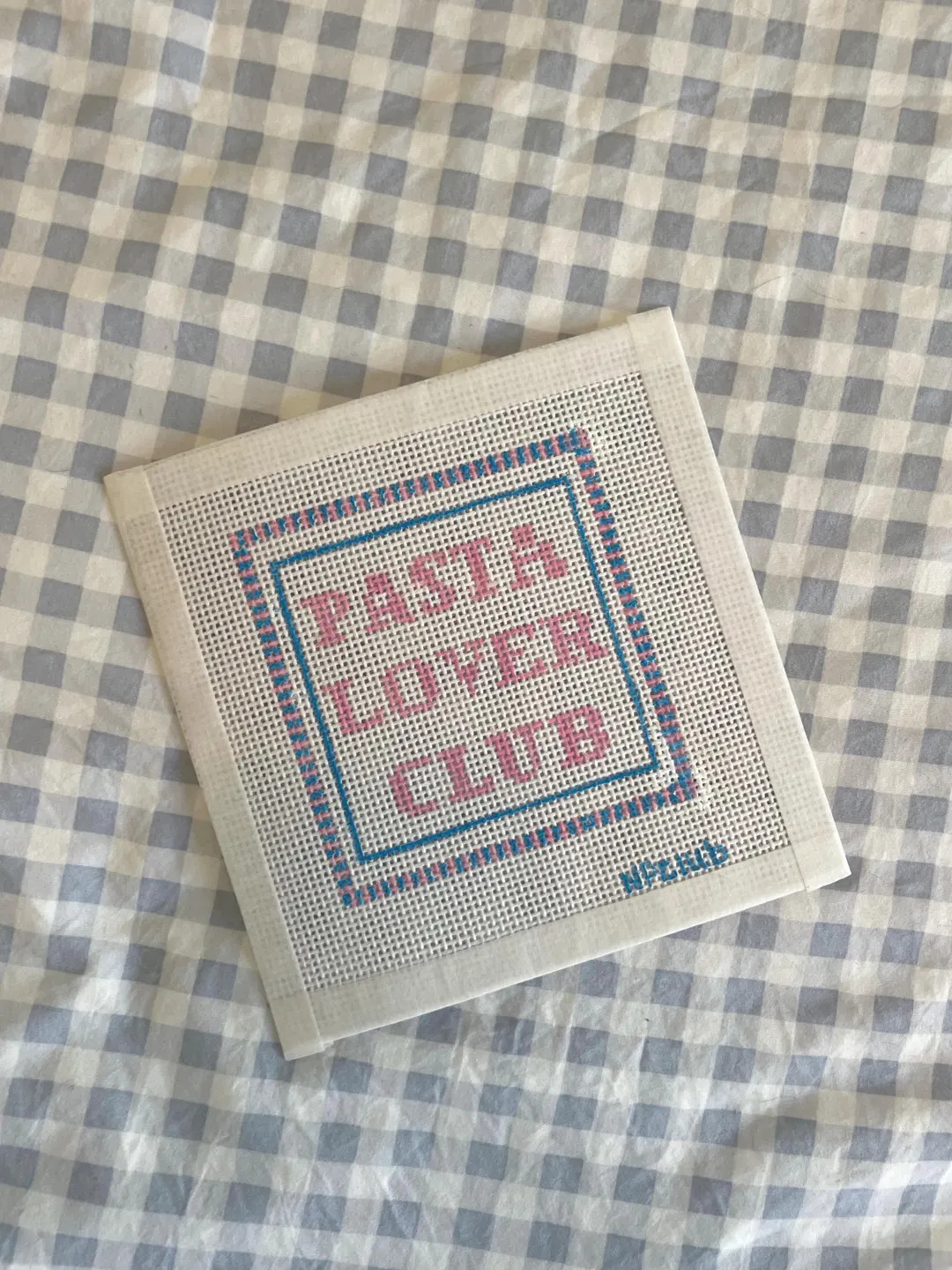 Pasta Lover Club Hand-Painted Needlepoint Canvas 13 Mesh | Etsy (US)