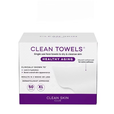 Clean Skin Club Clean Towels Healthy Aging - XL - 50ct | Target