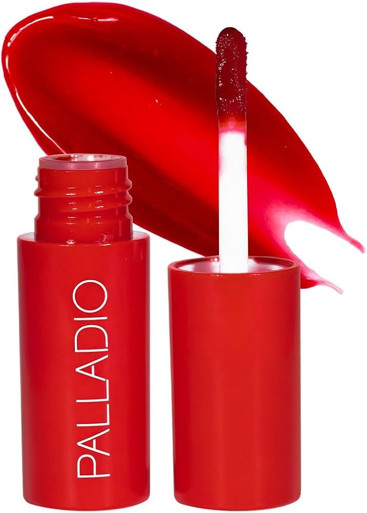 Palladio Jelly Tint, Liquid Stain for Cheeks & Lips, Vivid Color Lip Stain, Lightweight Non-Stick... | Amazon (US)