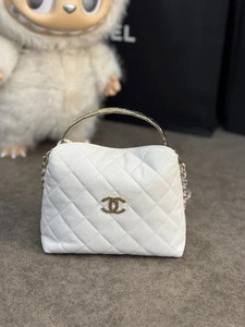 CHANEL Coco Crush Top Handle Lunch Milk Bag Calfskin For Women | eBay | eBay US
