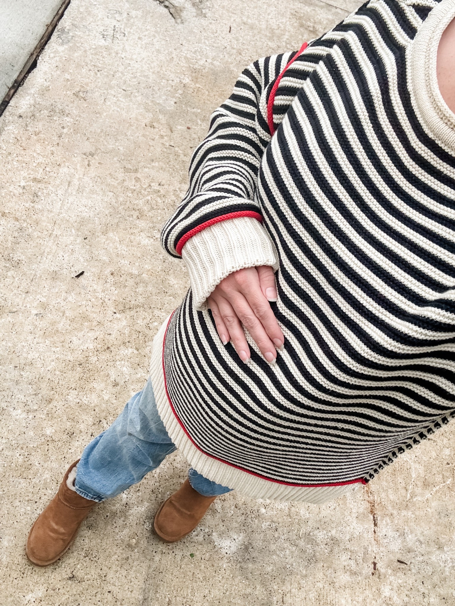 Easy Winter Outfit Idea with the Best Maternity Jeans 

If you need simple winter outfit inspo, this look has been one of my go-tos lately. I styled a classic black and white striped sweater with the best maternity jeans I’ve found—comfortable, flattering, and perfect for everyday casual outfits during pregnancy. Paired with comfy brown boots, it creates an easy, casual look you can wear for errands, daycare drop-off, or weekend plans.

I’m adding this one to my winter lookbook because it’s such a versatile option for anyone looking for pregnancy outfit ideas that still feel like your usual style. It also fits right in with winter street style—clean, minimal, and warm without being bulky.

Linking everything below so you can recreate the outfit!


#LTKBump #LTKSeasonal #LTKootd