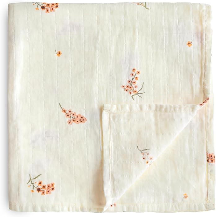 Muslin Baby Swaddle Blanket | 100% Organic Cotton (Flowers) | Amazon (US)