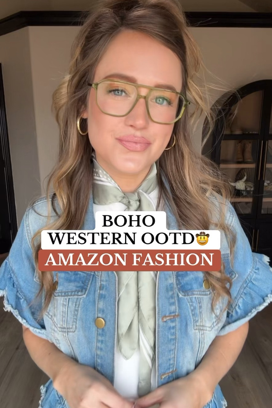 Amazon western boho outfit, Boho western outfit, western style inspo, rodeo style, wild rag style, western boots, rodeo chic, 

#LTKFindsUnder50 #LTKWatchNow #LTKStyleTip