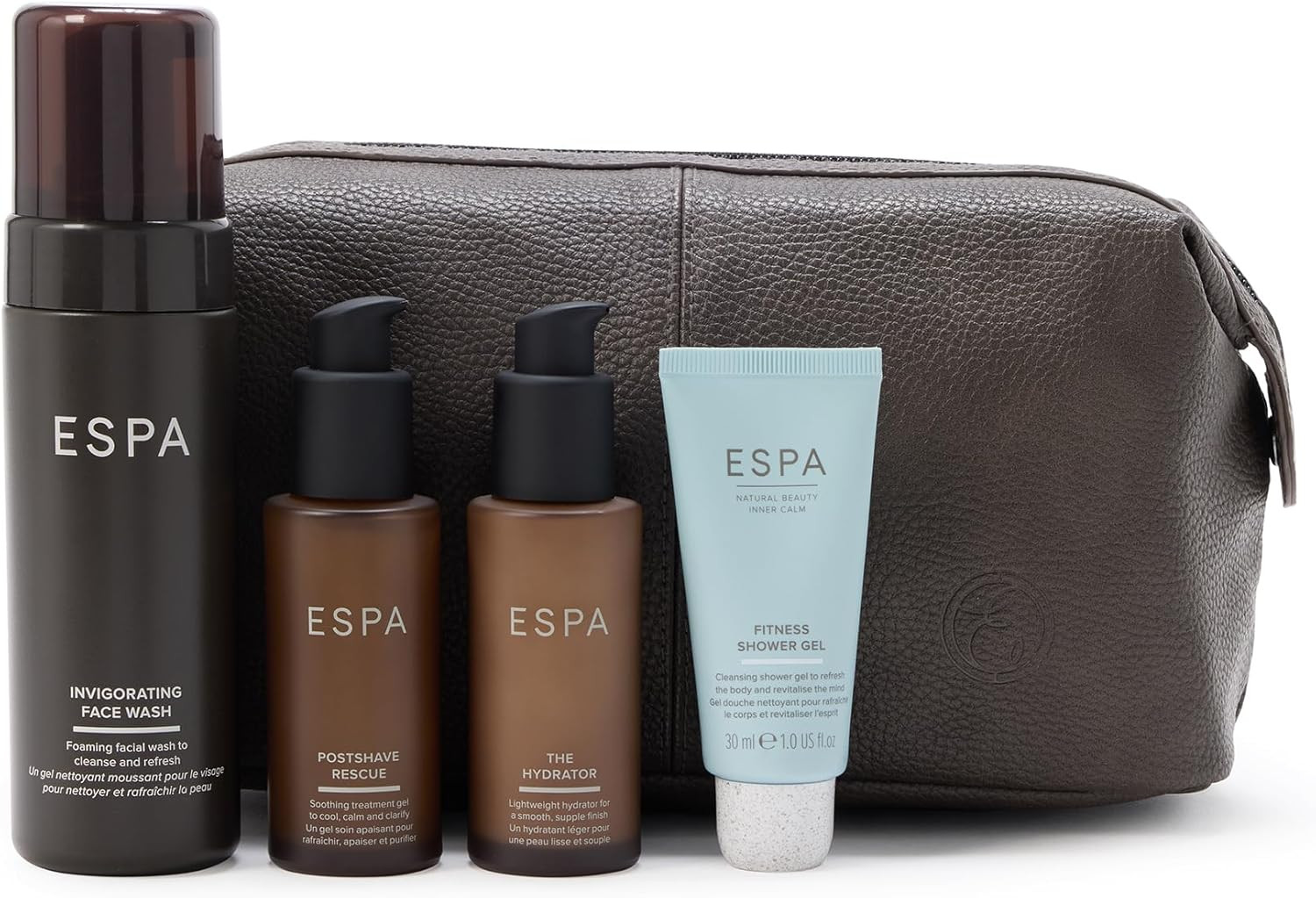 ESPA Men's Grooming Collection | 4-Piece Skincare Gift Set for Him with Invigorating Face Wash, P... | Amazon (UK)