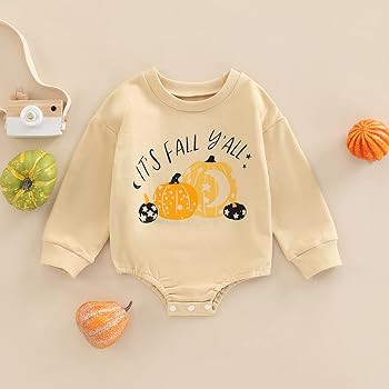 Baby Girl Boy Crewneck Sweatshirts Oversized Knit Sweater Shirts Long Sleeve Romper Pullover Top ... | Amazon (US)