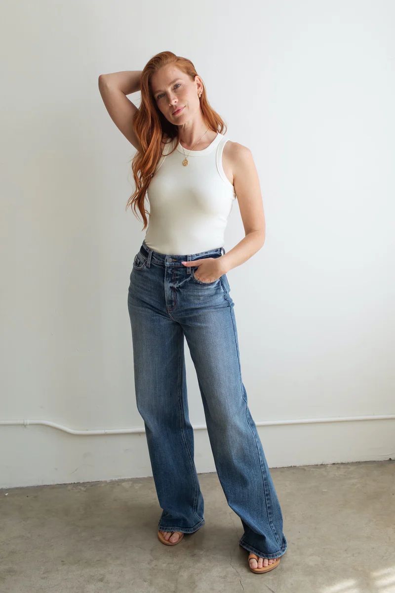 Holland Wide Leg Jeans | Carly Jean Los Angeles