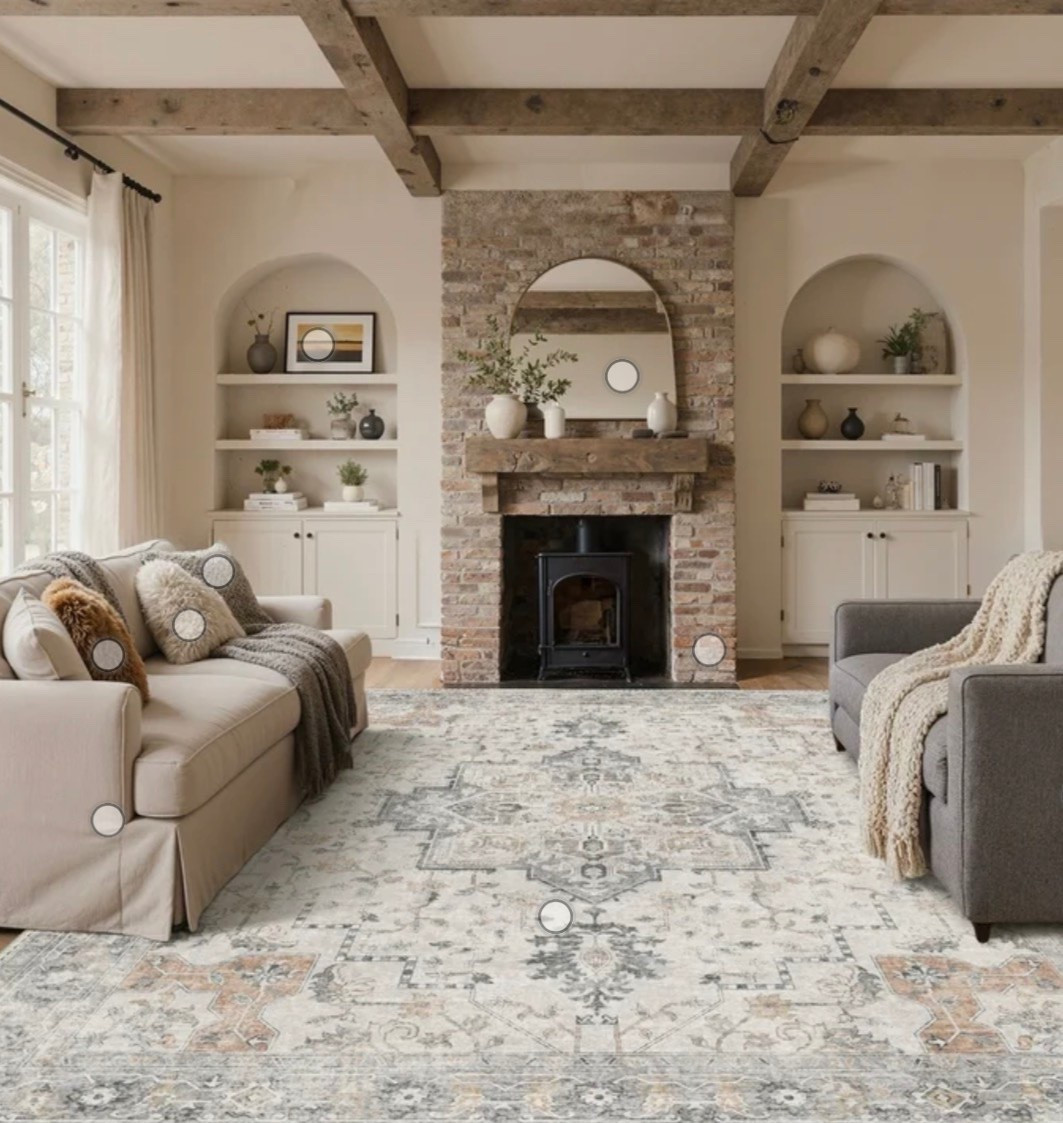 If you’re looking for an expensive looking rug, but not pay that big price. I ordered the 9x12 for less than $120

#LTKHome #LTKvlog #LTKdayinmylife
