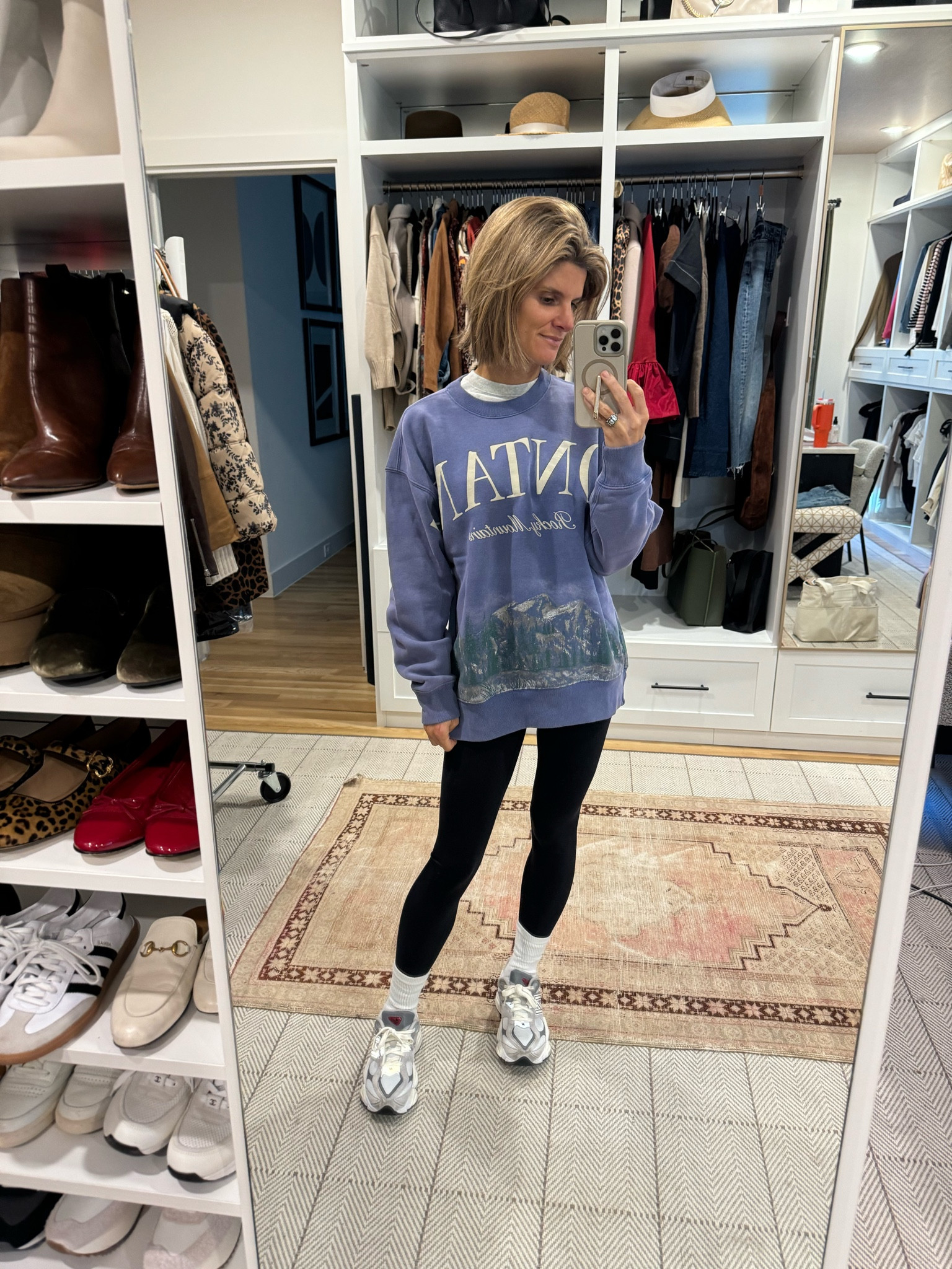 Wearing s in sweatshirt 