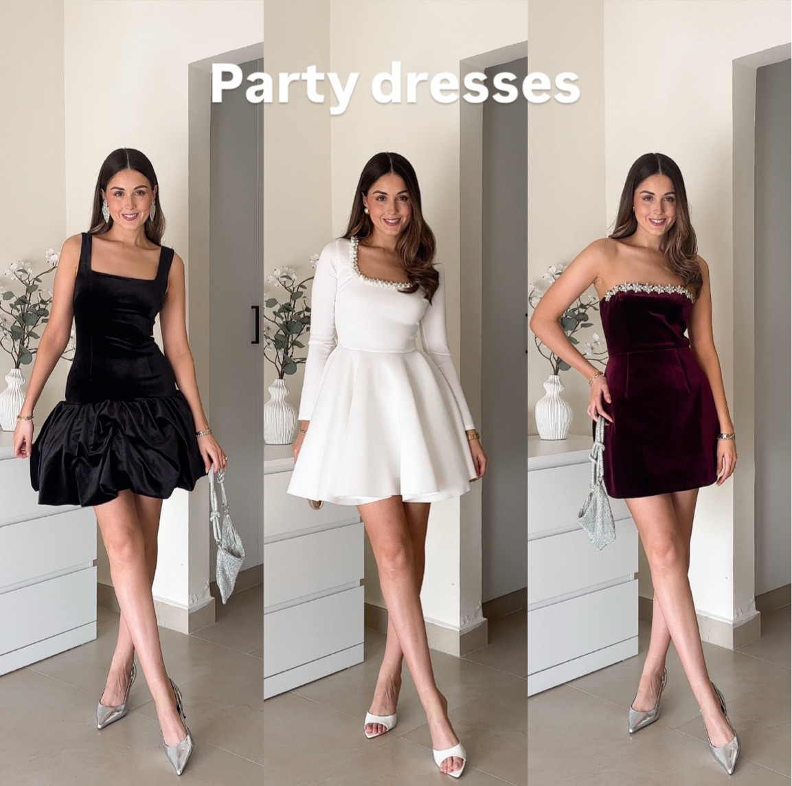 3 party season dresses from Club L London - use code JESSIEB15 for 15% off site wide 🩷 I got size UK8 in all but would recommend sizing down in the wine one if you have smaller chest x

#LTKuk #LTKwinter #LTKpartywear
