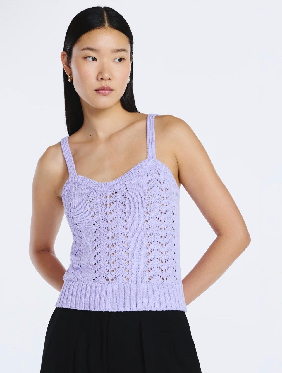 The perfect crochet tank for spring and summer. 

#LTKdayinmylife #LTKSpringSale #LTKootd