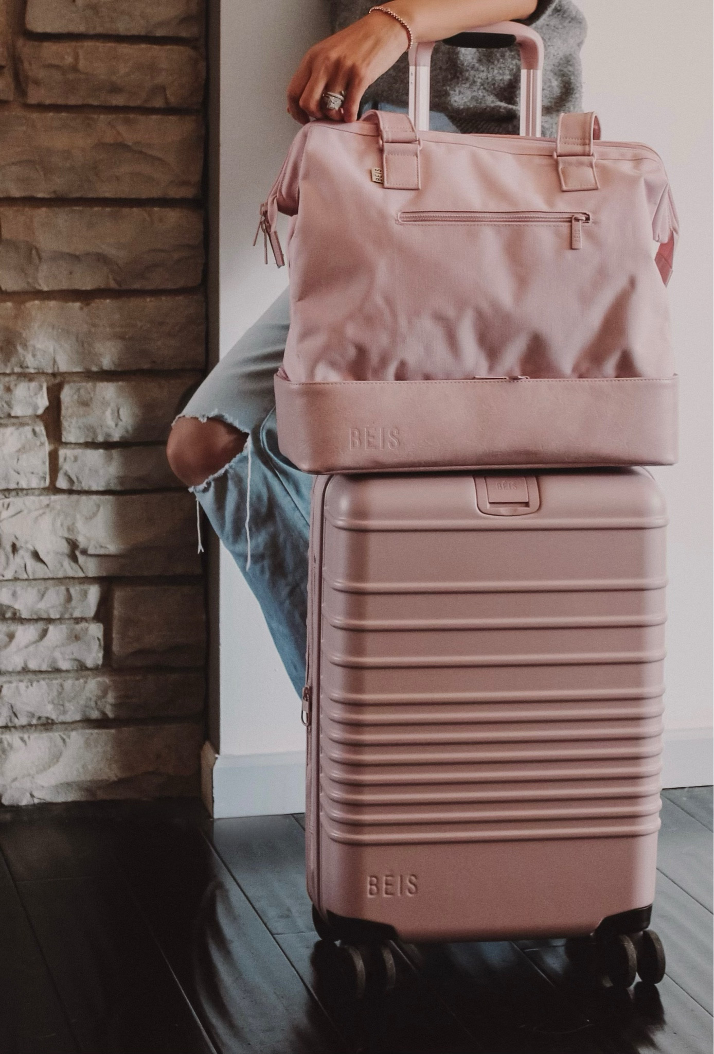 The obsession with Beis luggage is real. How pretty is this pink set I grabbed for Isla! The mini weekender is perfect for extra shoe storage while traveling & the carry on easily holds everything she needs for our upcoming trip to Spain. ♥️

#LTKtravel #LTKitbag