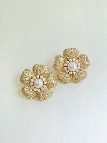 collection earrings: embellished anemone | Nicola Bathie Jewelry