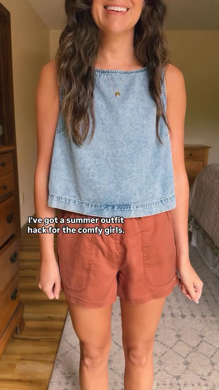 elastic waist shorts 🫱🏽‍🫲🏾 me

my denim tank is last year’s version. I linked this year’s version and some similar ones. I wear small petite.
Orange shorts-xs
Green linen shorts-xxs 
Black linen shorts—xs
Gingham shorts (older, linked similar)-I wear xs 

Sandals are all size 36 or 6.

#summeroutfitideas #comfygirl #summerstyleinspo

#LTKmomlife #LTKPetite #LTKootd