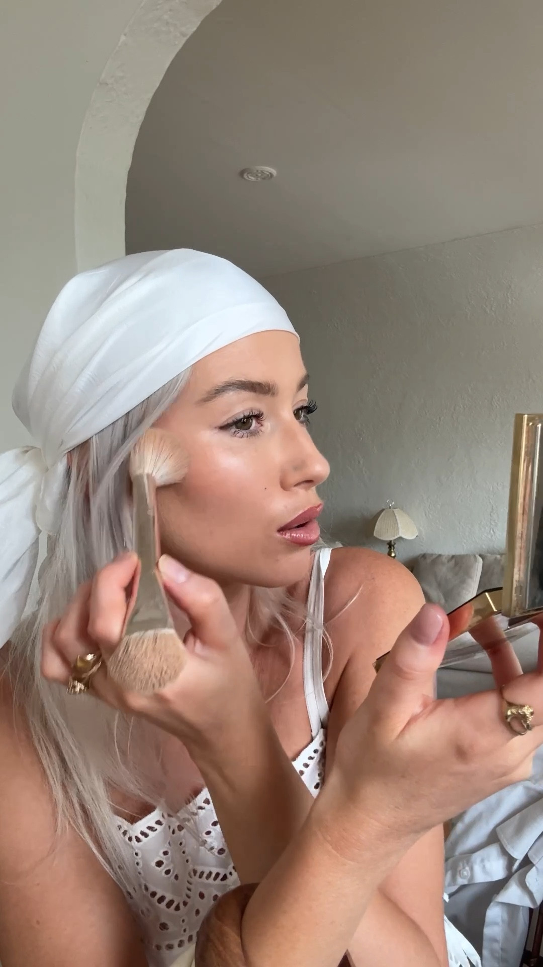 Prada summer makeup // glossy // lip balm // glowing

#LTKBeauty #LTKSeasonal #LTKStyleTip