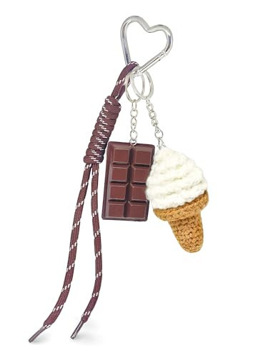 Joedy Bag Charms for Women Handbags, Purse Charms for Women, Cute Keychains for Backpacks, Kawaii Bag Charm(Ice cream) | Amazon (US)
